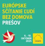 Európske sčítanie ľudí bez domova v Prešove